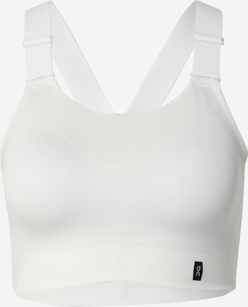 On Bustier Sport bh in Wit: voorkant