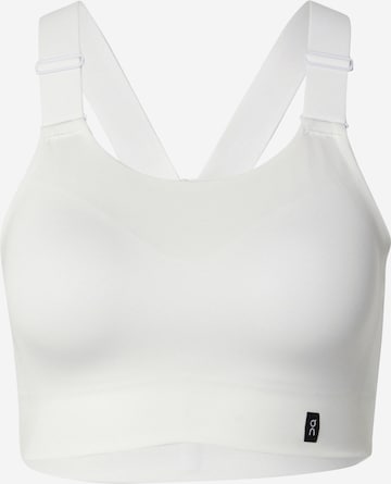 On Bustier Sport-BH in Weiß: predná strana