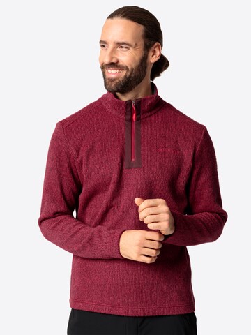 VAUDE Sportpullover 'Tesero' in Rot: predná strana