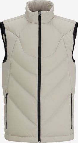 BOSS Vest 'Titanium' in Beige: front