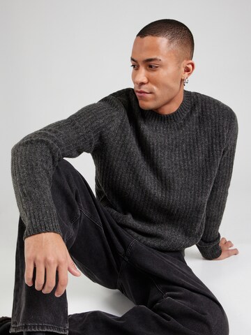 Jack & Jones Premium Trui in Grijs: voorkant