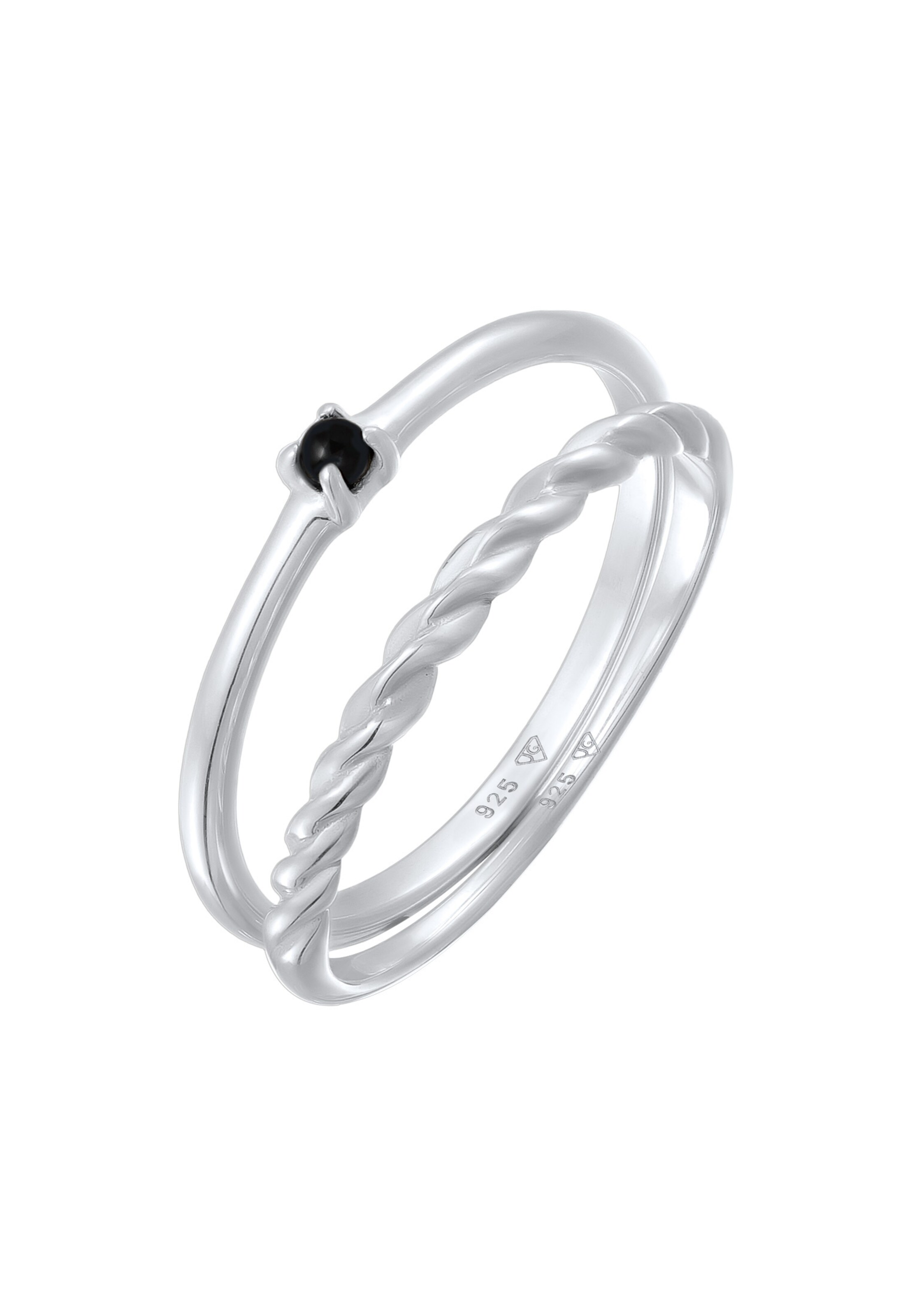 ELLI Ring in Silber: Vorderseite