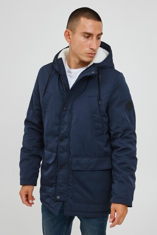 INDICODE JEANS Winterparka 'Eckbert' in Blauw: voorkant