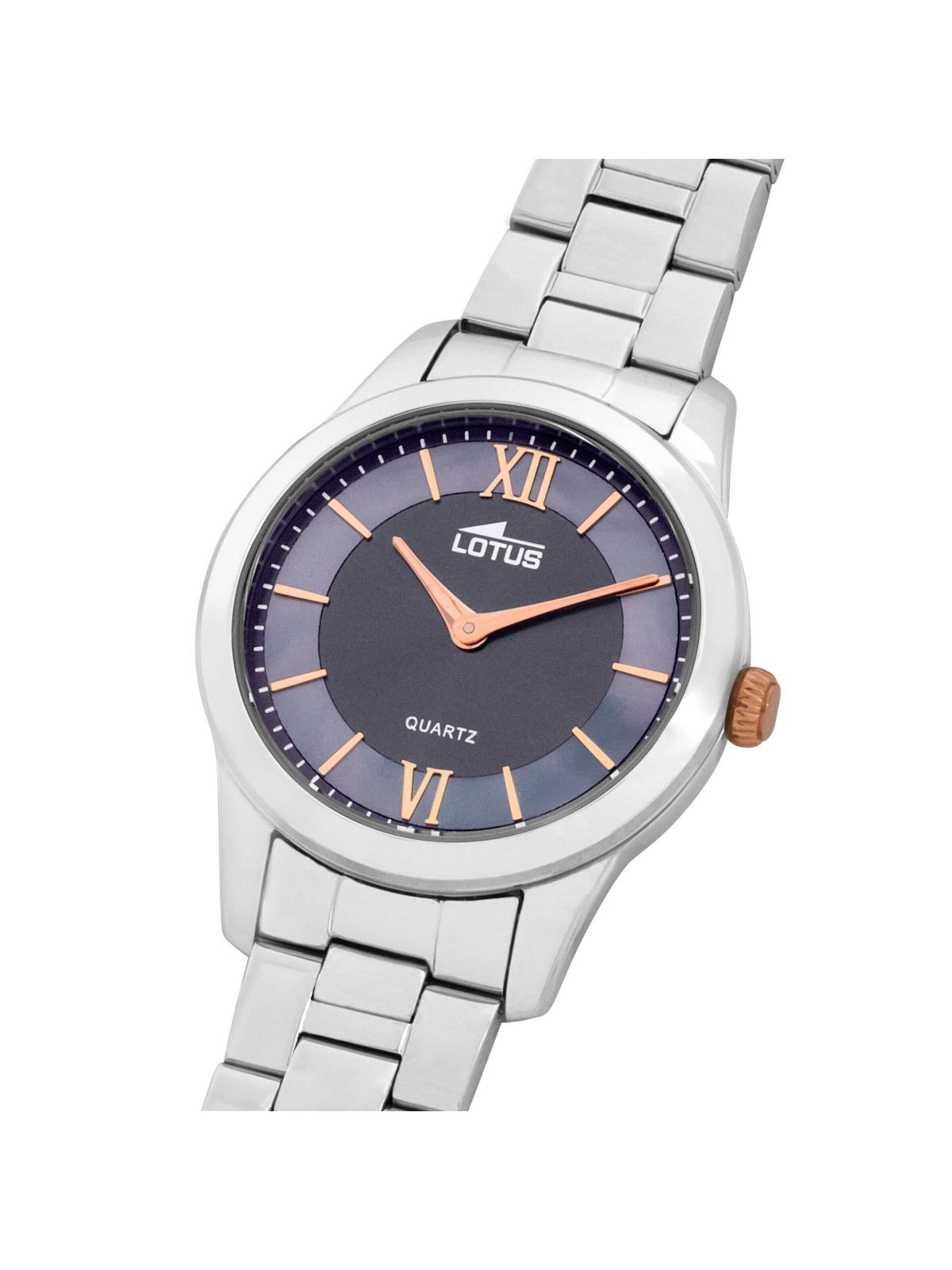 Montre à affichage analogique 'Lotus - Watch Trendy - Quartz watch movement - Watch case width: 34 mm' Lotus en noir