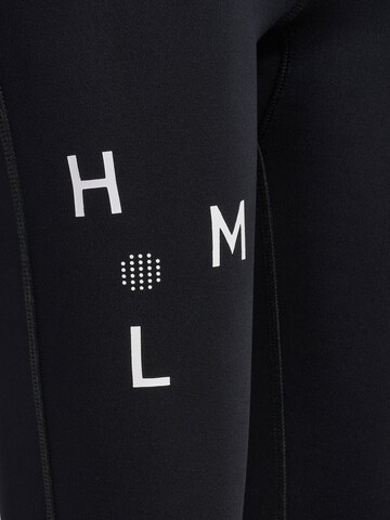 Skinny Pantalon de sport Hummel en noir