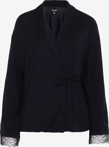 JOOP! Pyjama Cardigan ' Grace ' in Schwarz: Vorderseite