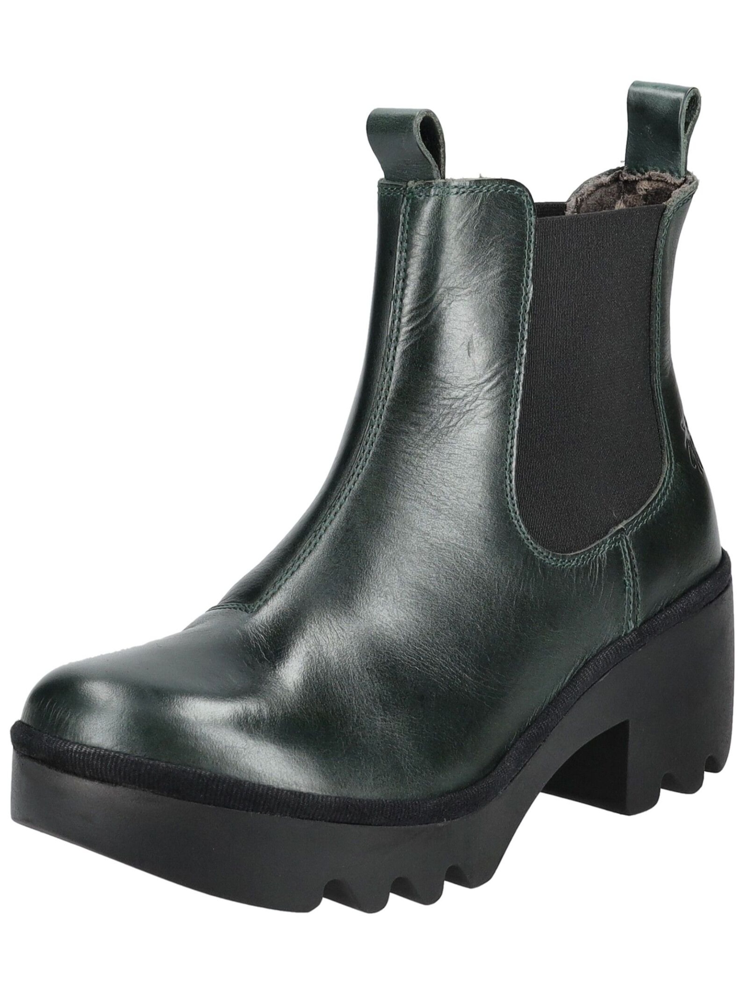 Chelsea Boots FLY LONDON en vert : devant