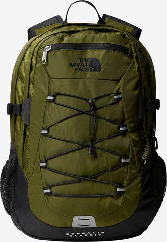 THE NORTH FACE Ryggsäck 'BOREALIS' i grön: framsida