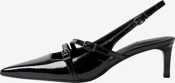 Marks & Spencer Strap Sandals in Black: front