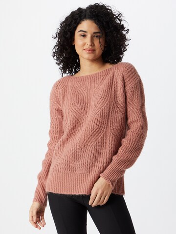 Pull-over 'RAIN' Maison 123 en rose : devant