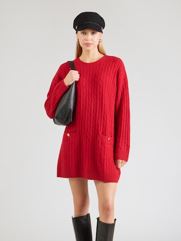 GAP Sukienka z dzianiny w kolorze czerwony: przód