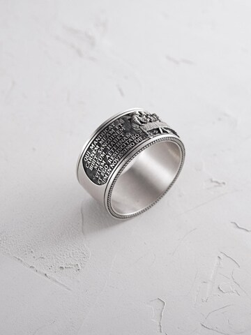 Bague 'THE LAST SUPPER' REYTEL en argent : devant
