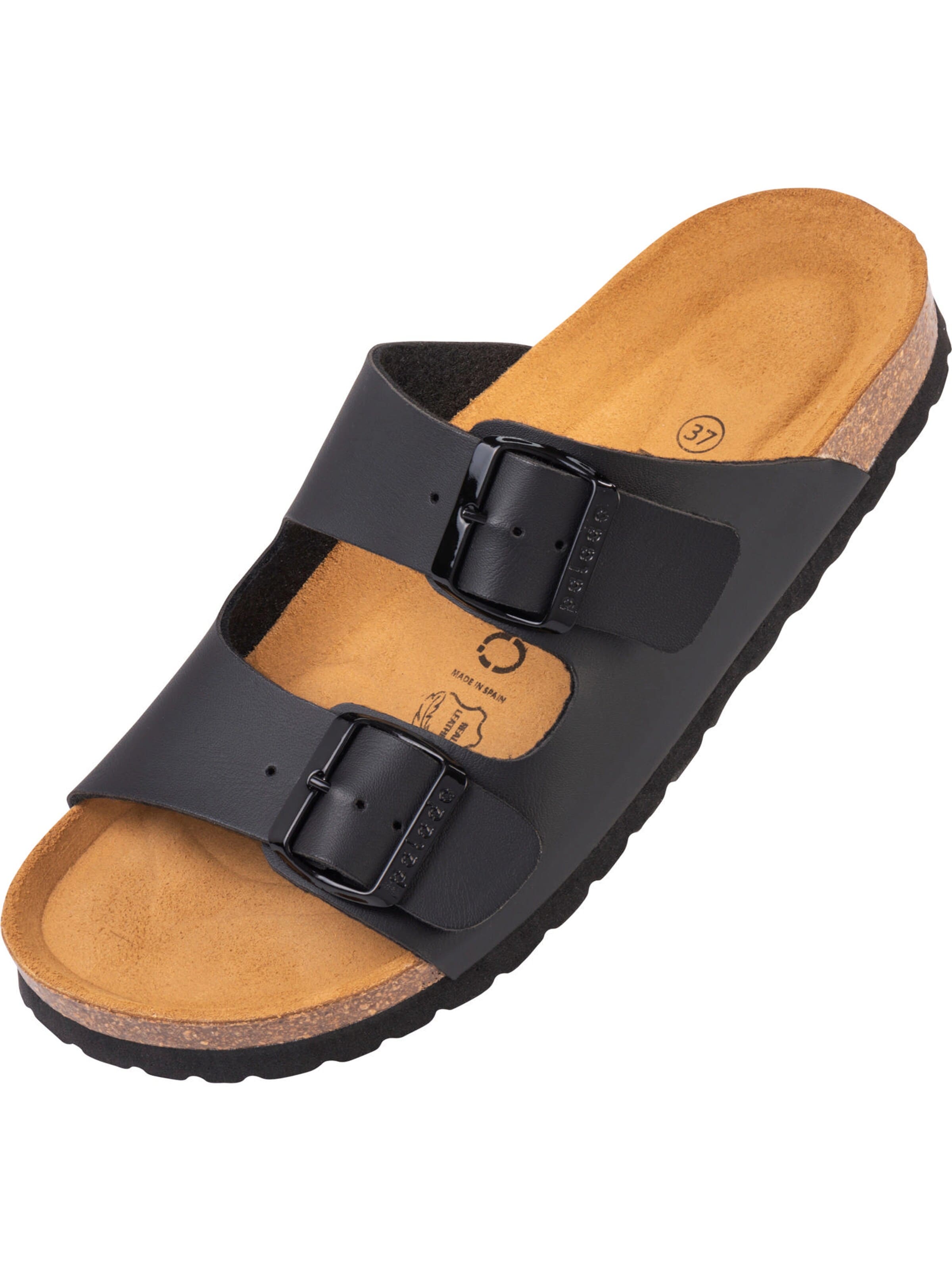 Palado Mules 'Palado Korfu Matt' in Black: front