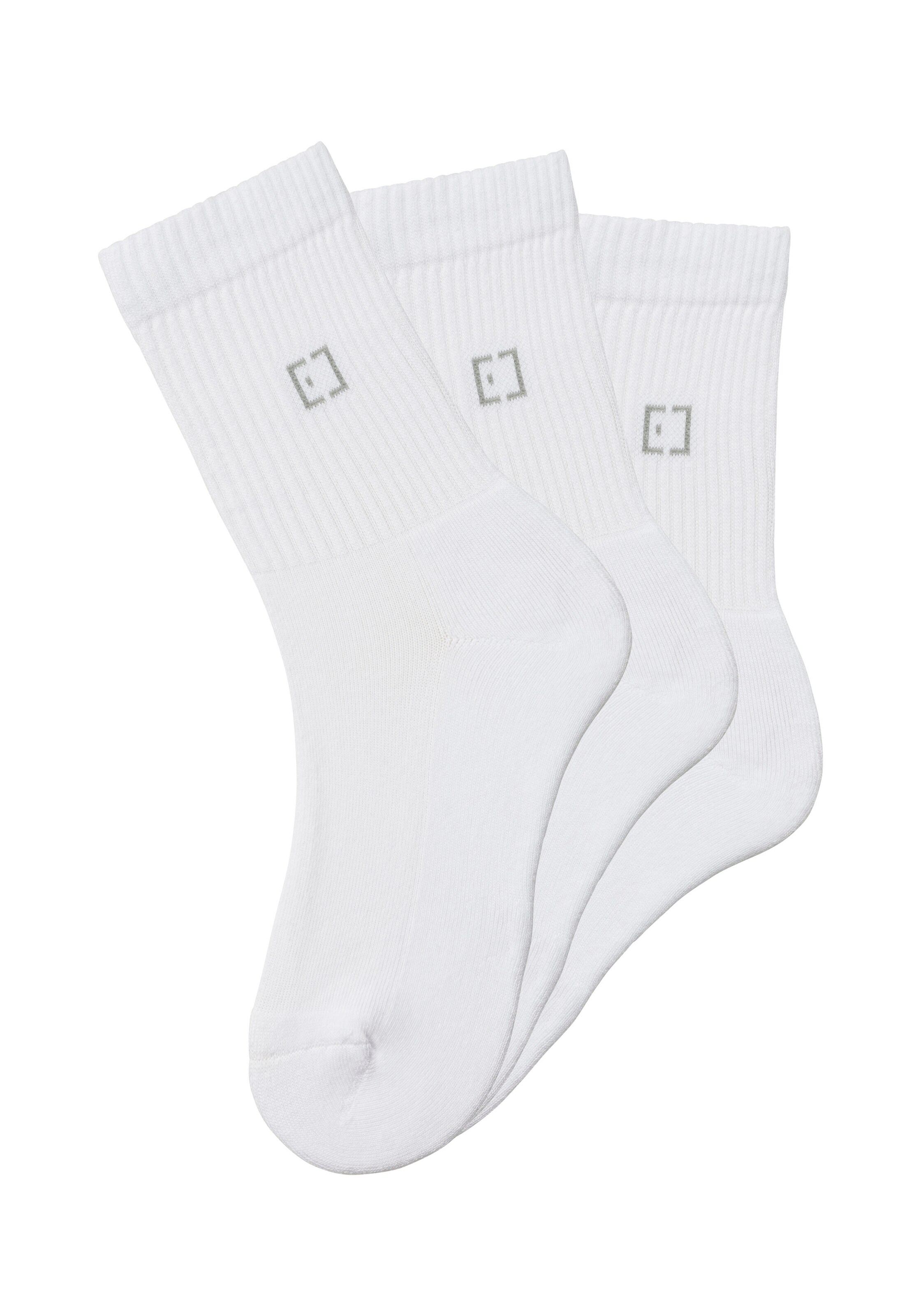 Elbsand Socks in White: front