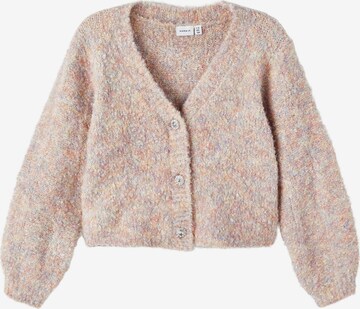 NAME IT Knit Cardigan 'Rubecca' in Beige: front