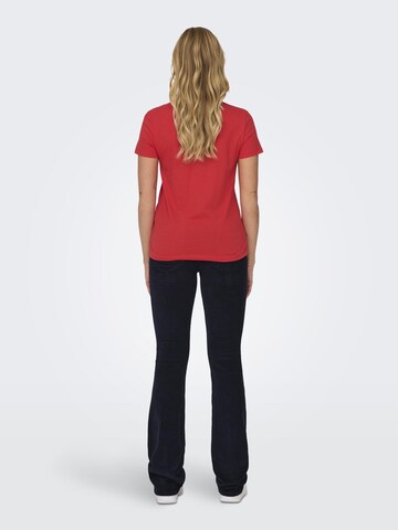 ONLY Shirt 'YRSA ' in Red