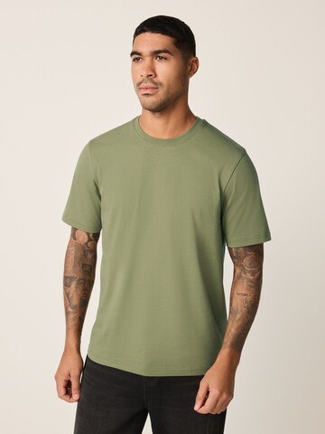 Next Shirt 'Essential' in Green: front