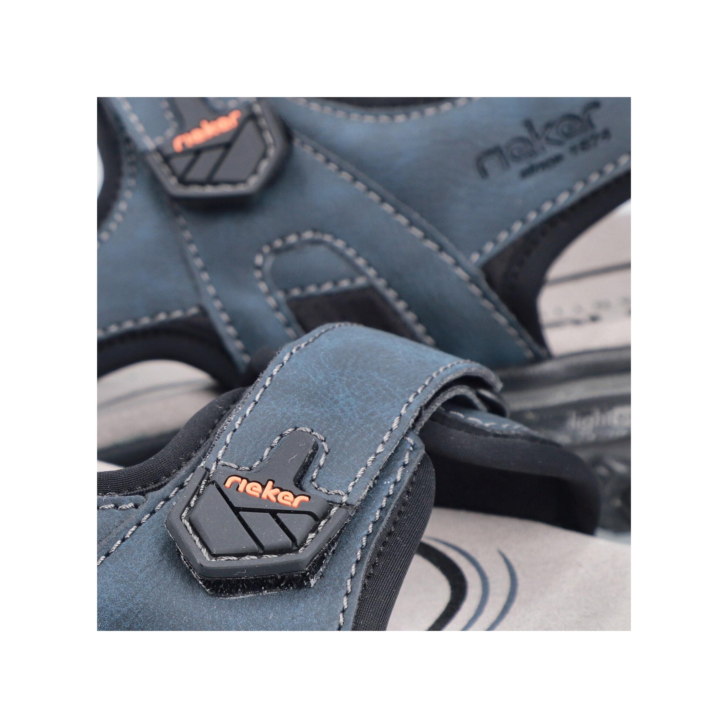 Sandales de randonnée Rieker en bleu