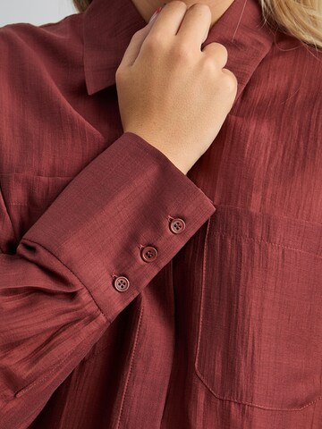 Camicia da donna 'Stella' di minus in rosso