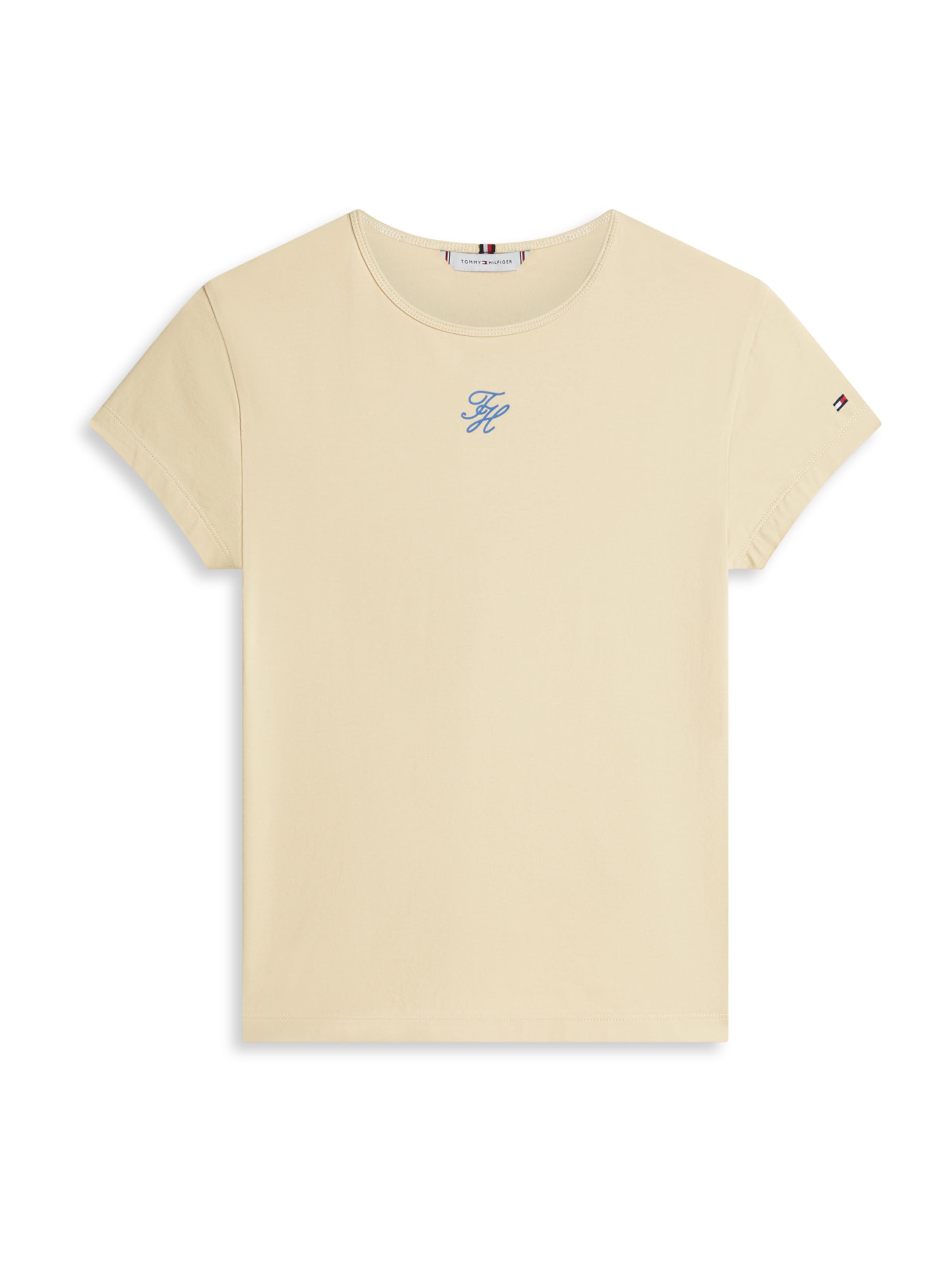 Tricou de la TOMMY HILFIGER pe bej: față
