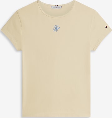 Tricou de la TOMMY HILFIGER pe bej: față