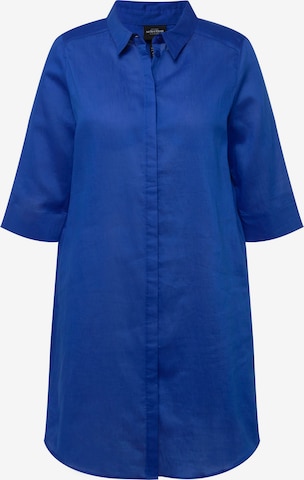 Ulla Popken Bluse in Blau: Vorderseite