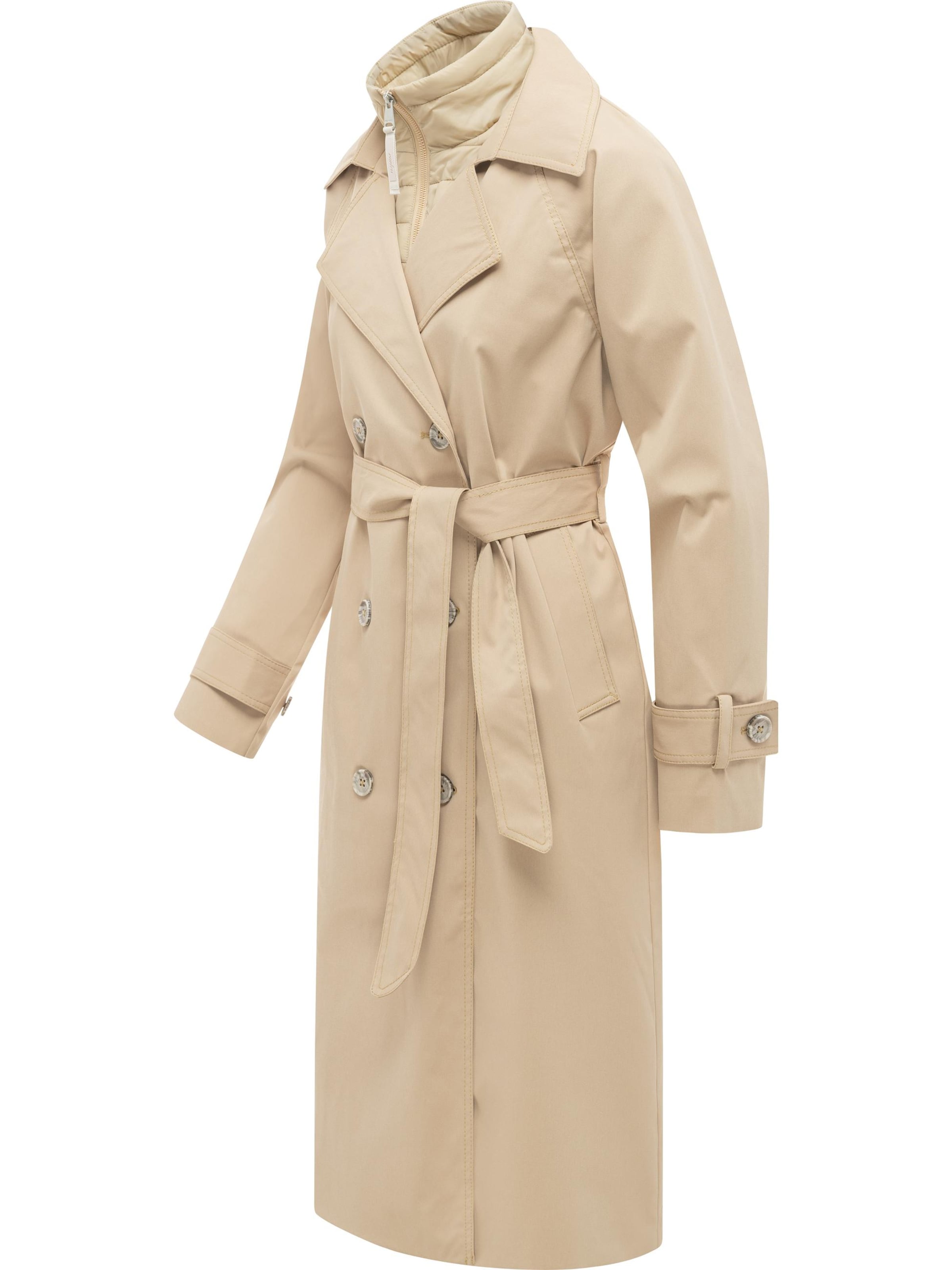 Cappotto funzionale 'Trenchie Y' di Ragwear in beige