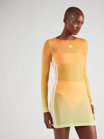 ADIDAS ORIGINALS - Vestido en naranja: frente