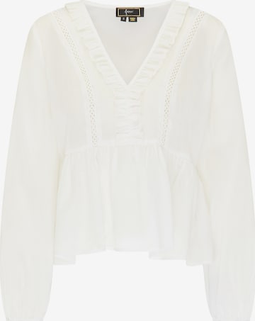 faina Blouse in White: front