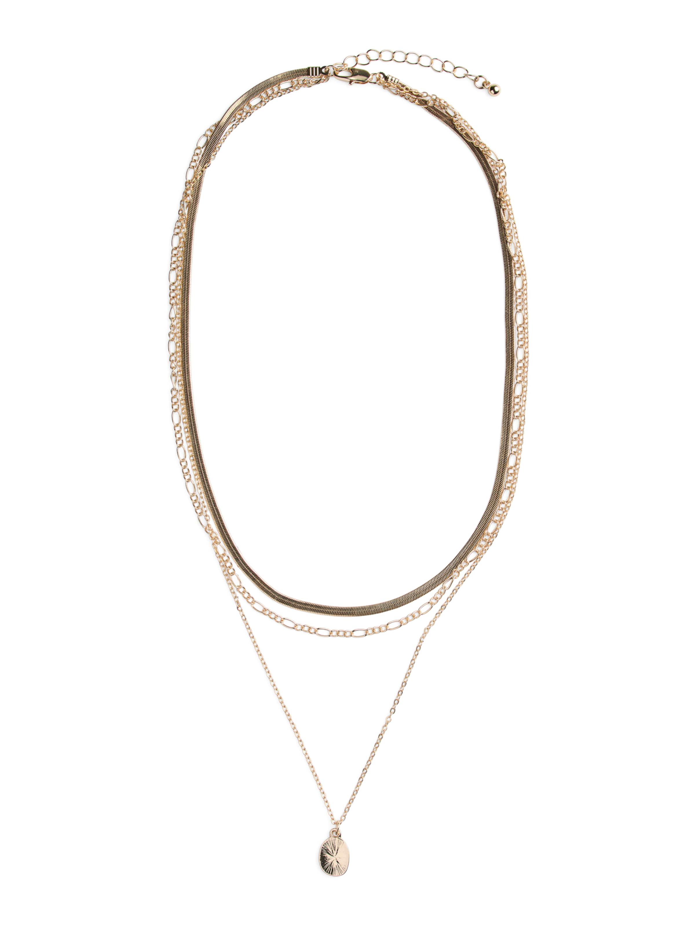PIECES Necklace 'PCJINA' in Gold: front