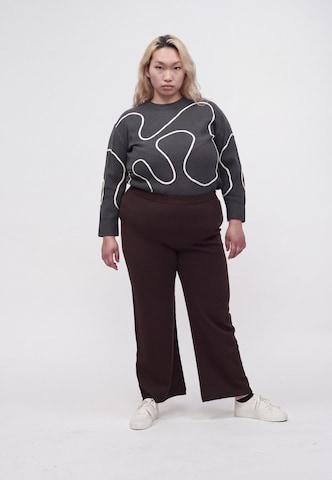 Persona by Marina Rinaldi Loosefit Housut 'ONORATA' värissä ruskea
