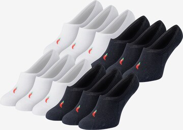 Chili Lifestyle Ankle Socks in Blue: front