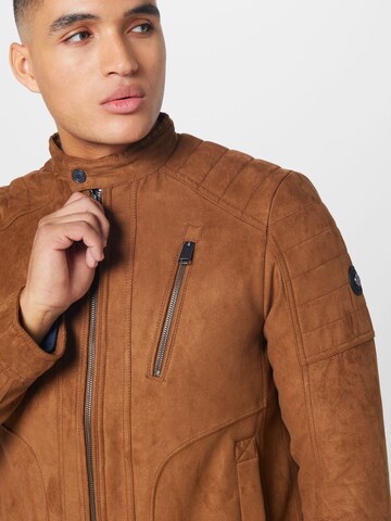 TOM TAILOR Between-Season Jacket in Brown