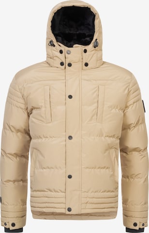 Alessandro Salvarini Winter Jacket 'Fabiano' in Beige: front