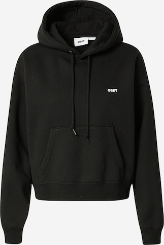 Obey Sweatshirt in Zwart: voorkant