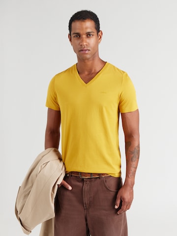 s.Oliver Μπλουζάκι σε κίτρινο: μπροστά