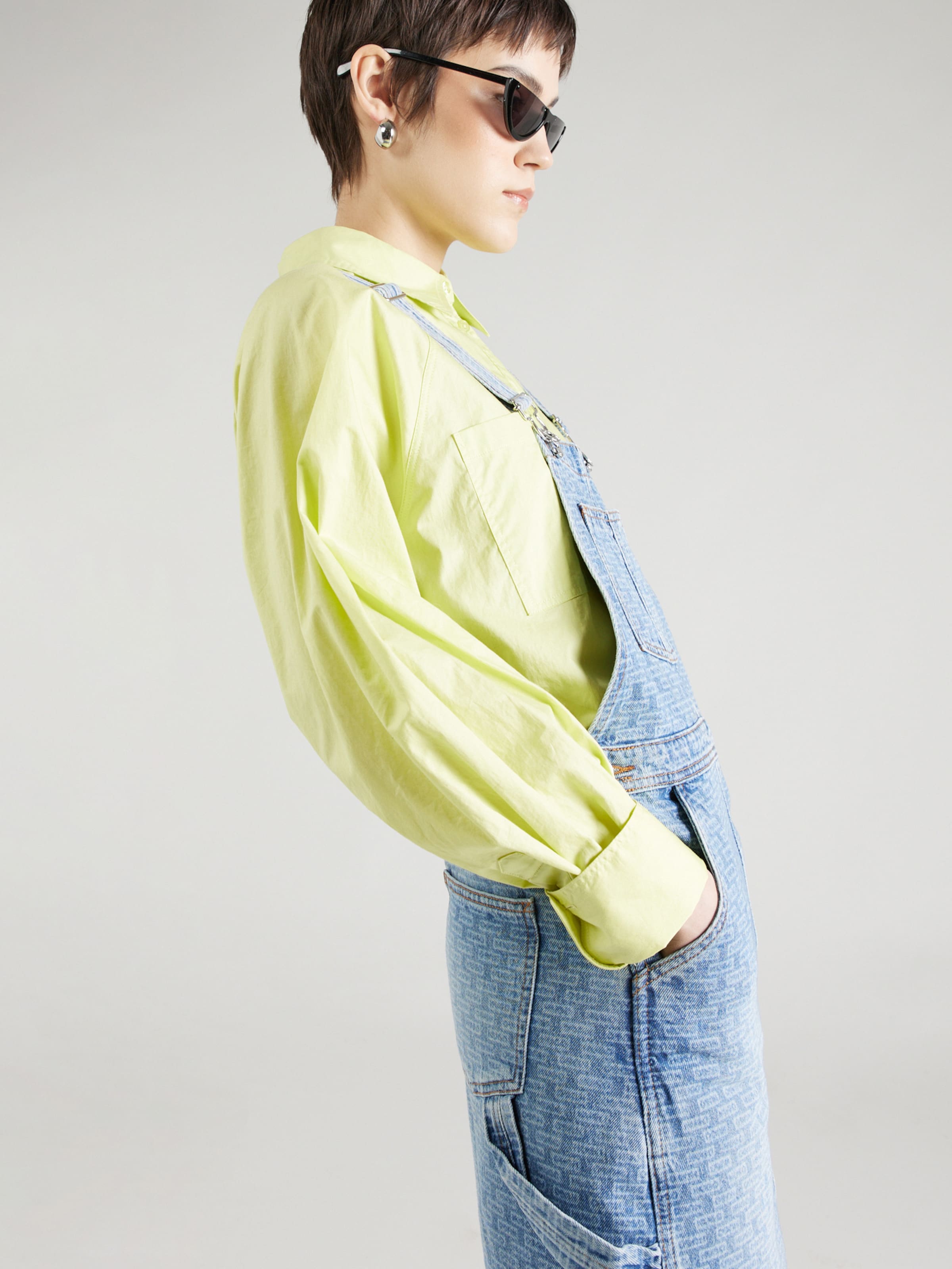 Jupe salopette Garli B HUGO en Bleu Denim Bleu Clair ABOUT YOU