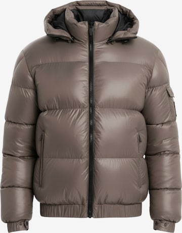 Ombre Winterjas 'OM-JAHP-0207' in Brons: voorkant