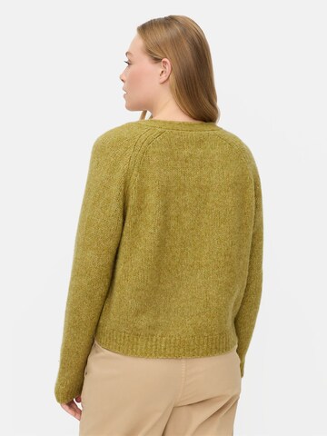 CAMEL ACTIVE Strickjacke mit Raglanärmeln und Knopfverschluss in Grün