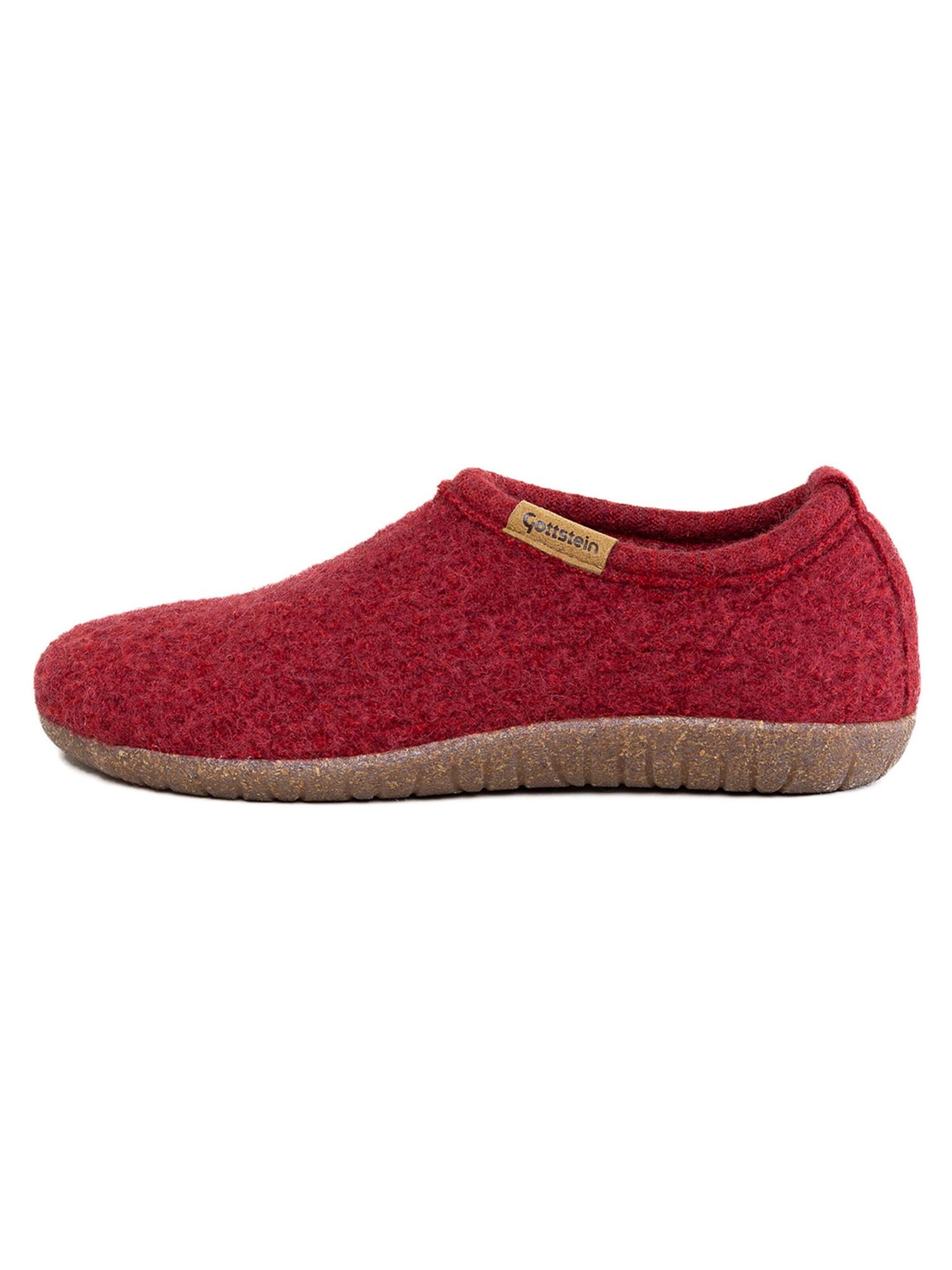Gottstein Huisschoenen 'Alpine Midcut RU' in Rood: voorkant