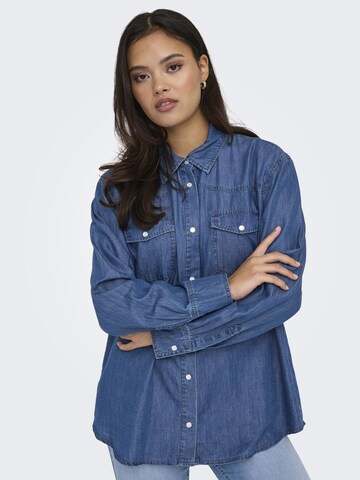 Camicia da donna 'BEA' di ONLY in blu: frontale