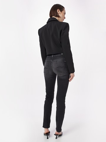 7 for all mankind Slimfit Jeans 'ROXANNE' in Schwarz