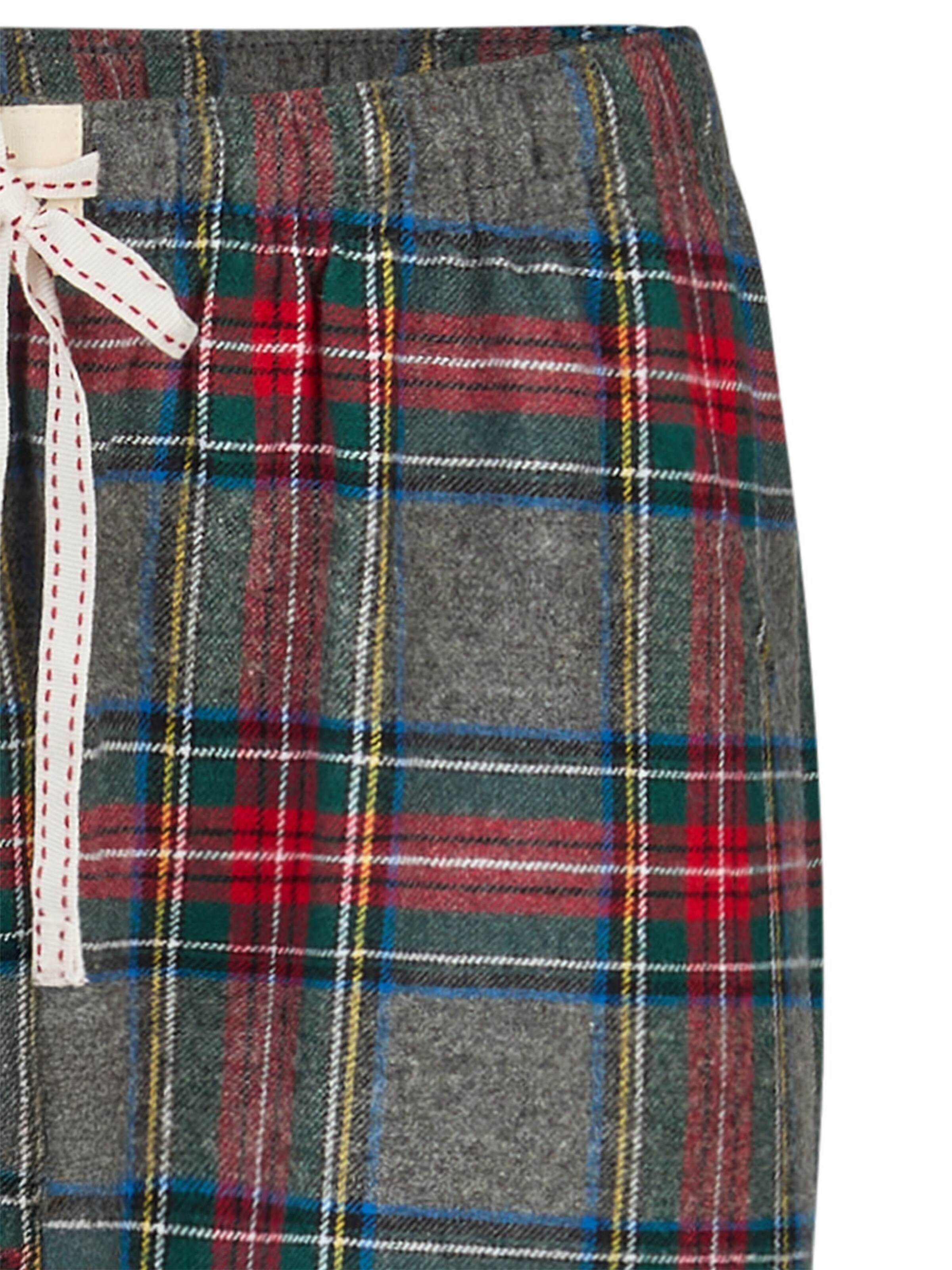 Happy Shorts Pajama Pants 'Christmas' in Grey