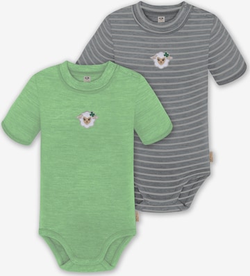 Barboteuse / body 'Tihoi' normani en gris : devant