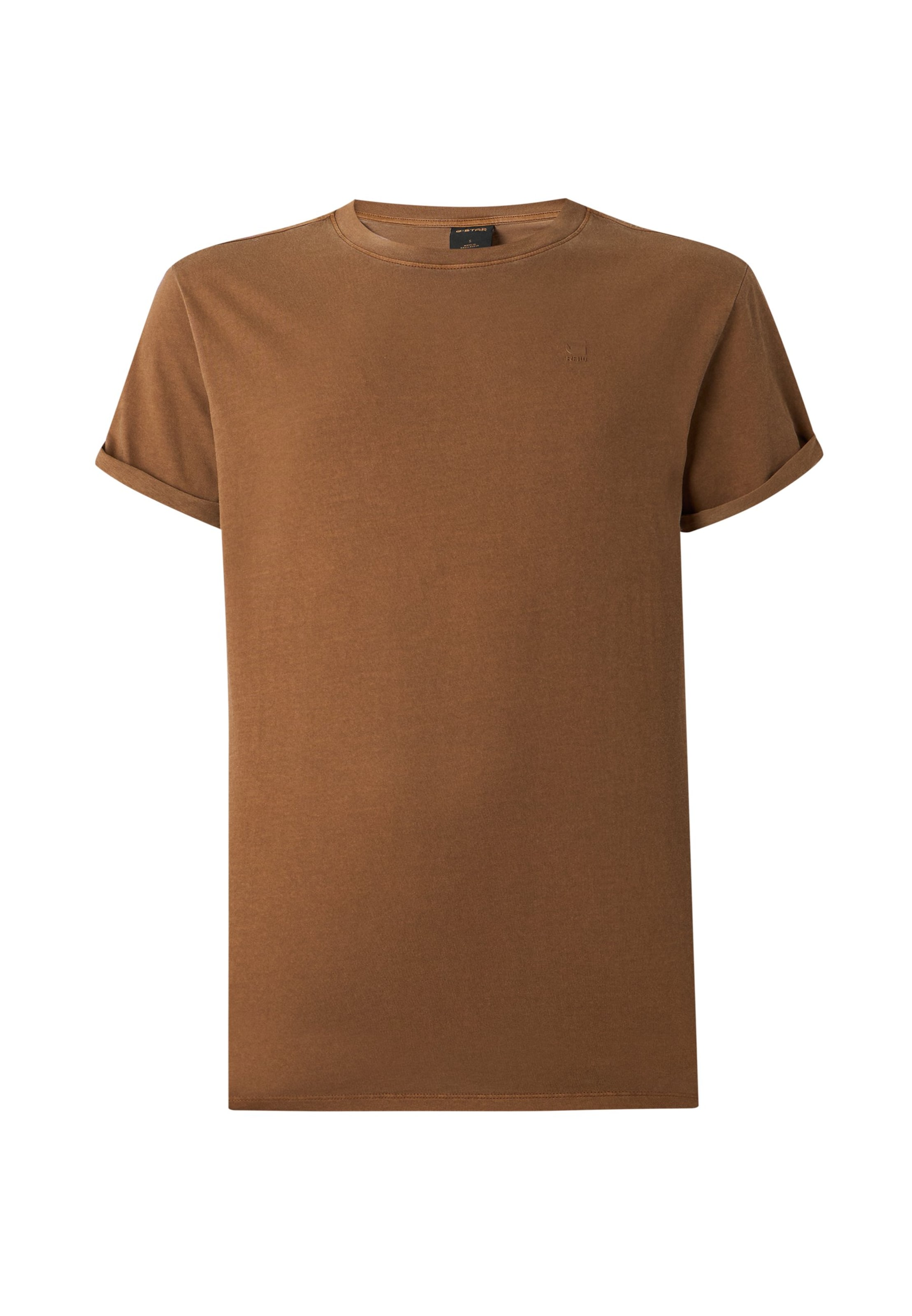 G-STAR T-shirt 'Lash' i brun: framsida