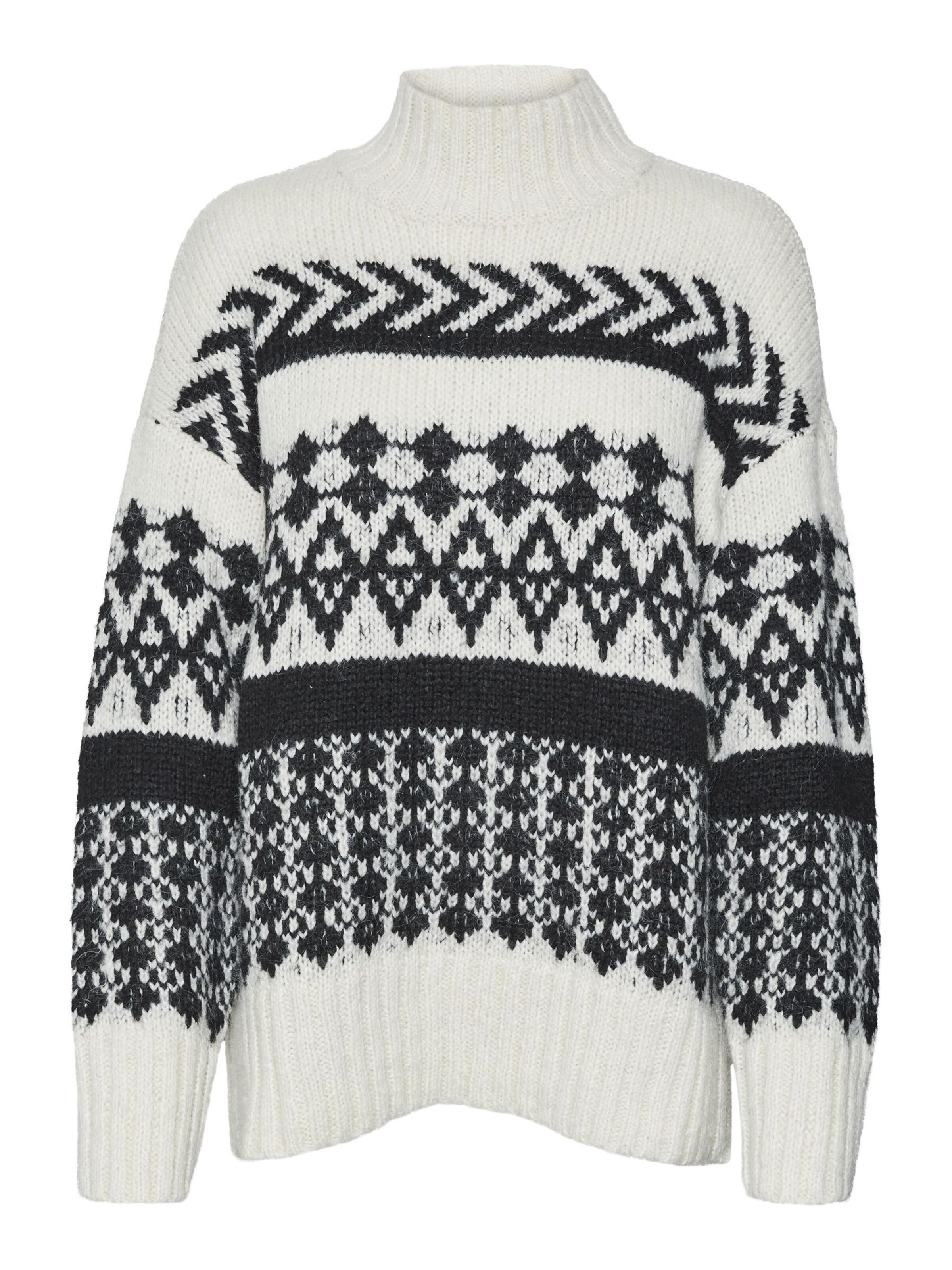 VERO MODA Sweater 'AMPLE' in White: front