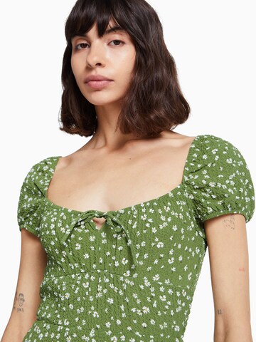 Bershka Šaty – zelená
