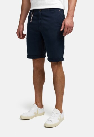 INDICODE JEANS Regular Chino 'Canvo' in Blauw