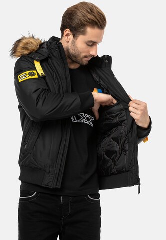 CIPO & BAXX Winterjacke in Schwarz