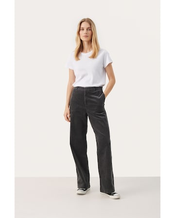 Part Two Wide leg Trousers 'Clarisse' in Grey